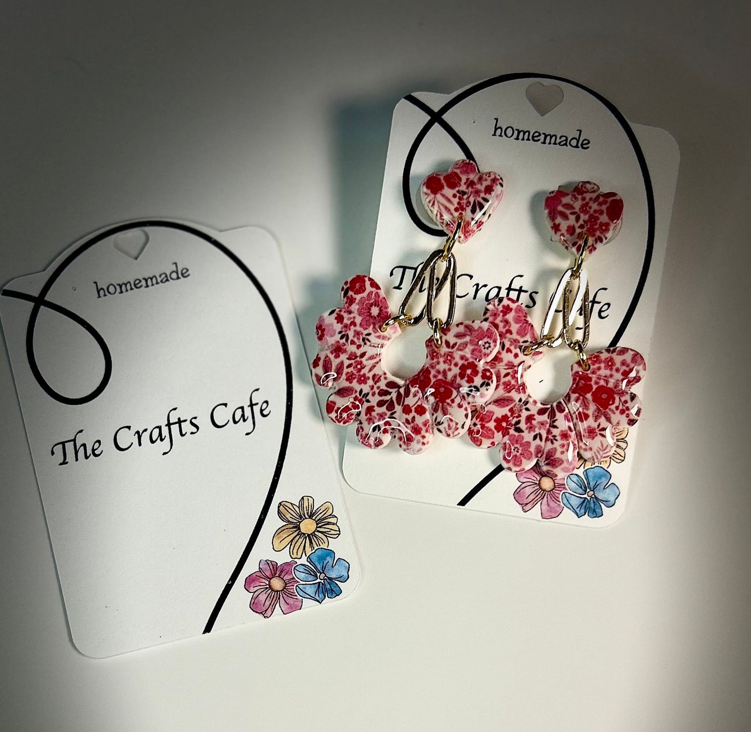 🌸 Handmade Polymer Clay Earrings – First Edition Collection