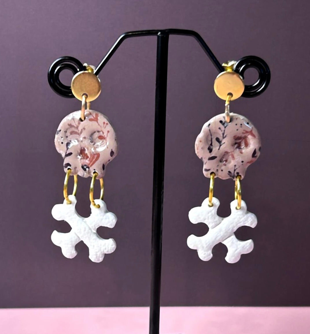 Floral Skull & Bones